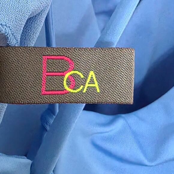 BCA by Rebecca Virtue Palo Alto One Piece Swimsuit Deep Water Blue Yellow White - Picture 5 of 7